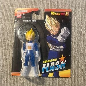Bandai Namco Dragon Ball Super Saiyan Vegeta Action Figure - Blue and Yellow